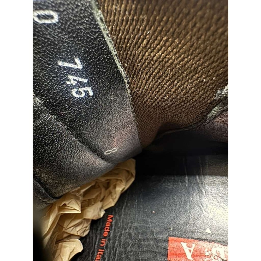 Prada Sport Leather Textile Pull On Chelsea Boots Womens Size 8 US - Picture 9 of 16